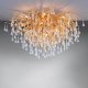 Lampa sufitowa Paul Neuhaus Sufitowa lampa nowoczesna Icicle do przedpokoju mosiądz 2