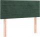 vidaXL vidaXL Łóżko kontynentalne z materacem, zielone, aksamit, 90x190 cm 6