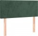 vidaXL vidaXL Łóżko kontynentalne z materacem, zielone, aksamit, 90x190 cm 6