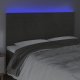 vidaXL vidaXL Zagłówek do łóżka z LED, ciemnoszary, 180x5x118/128 cm, aksamit 3