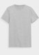4f Tshirt Chłodny Jasny Szary Melanż TTSHM536 r. M 1