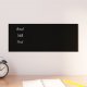 vidaXL vidaXL Ścienna tablica magnetyczna, czarna, 50x20 cm, szkło hartowane 1