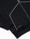 Ombre Bluza męska rozpinana z kapturem - czarna V1 B1421 S 7