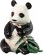 Figurka LeanToys Figurka Kolekcjonerska Panda Wielka z Bambusem 2