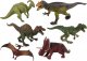 Figurka LeanToys Duży Zestaw Dinozaurów 6 sztuk Figurka Dinozaur Prehistoryczne Okazy 1
