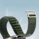 Alogy Alogy Pasek nylonowy Sport Strap do zegarka do Apple Watch 4/5/6/7/8/SE/Ultra (42/44/45/49mm) Zielony uniwersalny 16
