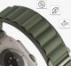 Alogy Alogy Pasek nylonowy Sport Strap do zegarka do Apple Watch 4/5/6/7/8/SE/Ultra (42/44/45/49mm) Zielony uniwersalny 17