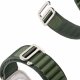 Alogy Alogy Pasek nylonowy Sport Strap do zegarka do Apple Watch 4/5/6/7/8/SE/Ultra (42/44/45/49mm) Zielony uniwersalny 21