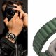 Alogy Alogy Pasek nylonowy Sport Strap do zegarka do Apple Watch 4/5/6/7/8/SE/Ultra (42/44/45/49mm) Zielony uniwersalny 22