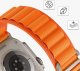 Alogy Alogy Pasek do Apple Watch 4/5/6/7/8/SE (38/40/41mm) sportowa opaska do zegarka Sport Strap Pomarańczowy uniwersalny 13