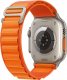 Alogy Alogy Pasek do Apple Watch 4/5/6/7/8/SE (38/40/41mm) sportowa opaska do zegarka Sport Strap Pomarańczowy uniwersalny 14