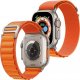 Alogy Alogy Pasek do Apple Watch 4/5/6/7/8/SE (38/40/41mm) sportowa opaska do zegarka Sport Strap Pomarańczowy uniwersalny 15