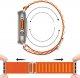 Alogy Alogy Pasek do Apple Watch 4/5/6/7/8/SE (38/40/41mm) sportowa opaska do zegarka Sport Strap Pomarańczowy uniwersalny 3