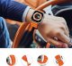 Alogy Alogy Pasek do Apple Watch 4/5/6/7/8/SE (38/40/41mm) sportowa opaska do zegarka Sport Strap Pomarańczowy uniwersalny 4