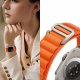 Alogy Alogy Pasek do Apple Watch 4/5/6/7/8/SE (38/40/41mm) sportowa opaska do zegarka Sport Strap Pomarańczowy uniwersalny 5