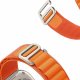 Alogy Alogy Pasek do Apple Watch 4/5/6/7/8/SE (38/40/41mm) sportowa opaska do zegarka Sport Strap Pomarańczowy uniwersalny 7