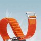 Alogy Alogy Pasek do Apple Watch 4/5/6/7/8/SE (38/40/41mm) sportowa opaska do zegarka Sport Strap Pomarańczowy uniwersalny 8