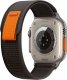 Alogy Pasek nylonowy Sport Strap na rzep do Apple Watch 4/5/6/7/8/SE (38/40/41mm) Czarno-pomarańczowy uniwersalny 8