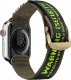 Dux Ducis Dux Ducis Strap (Outdoor  Version) pasek Apple Watch Ultra, SE, 8, 7, 6, 5, 4, 3, 2, 1 (49, 45, 44, 42  mm) nylonowa opaska bransoleta czarno-zielony 1