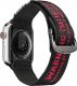 Dux Ducis Dux Ducis Strap (Outdoor  Version) pasek Apple Watch Ultra, SE, 8, 7, 6, 5, 4, 3, 2, 1 (49, 45, 44, 42  mm) nylonowa opaska bransoleta czarno-czerwony 2