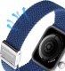 Dux Ducis Dux Ducis Strap (Mixture II Version) pasek Apple Watch Ultra, SE, 8, 7, 6, 5, 4, 3, 2, 1 (49, 45, 44, 42  mm) pleciona opaska bransoleta niebieski 5