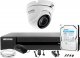 Hikvision Tani monitoring mieszkania podwórka Hikvision Hiwatch Turbo HD AHD CVI rejestrator 4 kanałowy + 1 x kamera HWT-T240-M 1TB Akcesoria 1
