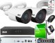 BCS Monitoring do samodzielnego montażu - zestaw: 2 kamer BCS-P-TIP14FSR5 4MPx, rejestrator BCS-P-NVR0401-4K-E 8MPx, dysk 1TB, skrętka 1