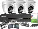 Hikvision UTP Skrętka Monitoring 4MPx rejestrator 4 kanałowy + 3 x kamera HWT-T240-M 1TB Samodzielny montaż 1