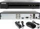 Hikvision UTP Skrętka Monitoring 4MPx rejestrator 4 kanałowy + 3 x kamera HWT-T240-M 1TB Samodzielny montaż 3