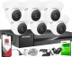 Hikvision Zestaw monitoringu po UTP skrętce 4MPx rejestrator DVR-8CH-2MP + 6 x kamera HWT-T240-M 1TB Samodzielny montaż 1