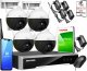 Ezviz Monitoring zestaw bezprzewodowy Hikvision Ezviz 4 kamery C8T WiFi FullHD 1TB 1