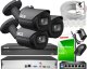 BCS Monitoring do samodzielnego montażu - zestaw: 3 kamer BCS-TIP3501IR-E-G-V 5MPx, rejestrator BCS-L-NVR0401-4KE 8MPx lite, dysk 1TB, skrętka 1