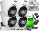 BCS Monitoring do samodzielnego montażu - zestaw: 4 kamer BCS-EA42VR6 2MPx, rejestrator BCS-L-XVR0401-VI 5MPx lite, dysk 1TB, skrętka 1