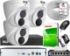 BCS System monitoringu 3 kamer 4 Mpx CMOS Starlight, szeroki kąt, 2K funkcje inteligentne, mikrofon 1
