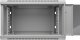 Szafa NetRack NETRACK 019-060-645-021 Netrack szafa wisząca 19, 6U/600x450mm – szary, drzwi szklane, otwierane boki 1