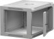 Szafa NetRack NETRACK 019-060-645-021 Netrack szafa wisząca 19, 6U/600x450mm – szary, drzwi szklane, otwierane boki 2