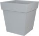 Eda Plastiques Doniczka kwadratowa EDA Tuscany - 50 cm - 87 L - Betonowa szarosc 1