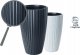 Form-Plastic Doniczka okrągła Mika Slim 40cm Donica + wkład dystansowy 3