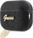 Guess Etui Guess GUAP2GLGSHK Apple AirPods Pro 2 cover czarny/black Glitter Flake 4G Charm 2