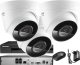Kamera IP Hikvision Zestaw do monitoringu IP Hikvision HWN-2104MH-4P 3x HWI-T221H 1