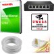 Kamera IP BCS Monitoring IP 5MPx BCS Basic 2K  1TB H265 3x BCS-B-EIP15FR3(2.0) 2.8mm IR 30m 4