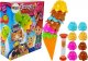 LeanToys Gra Zręcznościowa Lody w Wafelku Kolorowa Piramidka Ułóż Wieżę Dla Całej Rodziny 1