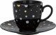 Karolina Filiżanka 250 ml ze spodkiem Black Galaxy 1