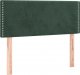vidaXL vidaXL Łóżko kontynentalne z materacem i LED zielony aksamit 100x200cm 7