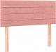vidaXL vidaXL Łóżko kontynentalne z materacem i LED, różowy aksamit 80x200 cm 7