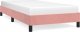 vidaXL vidaXL Rama łóżka, różowa, 80x200 cm, tapicerowana aksamitem 2
