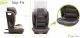 Fotelik samochodowy 4Baby Fotelik App-fix I-Size 100-150 cm grey 4baby 19