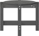 vidaXL Stolik kawowy, szary, 87x48x35 cm, lite drewno sosnowe 6