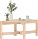 vidaXL Stolik kawowy, 87x48x35 cm, lite drewno sosnowe 4