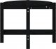vidaXL vidaXL Stolik kawowy, czarny, 118x63x45 cm, lite drewno sosnowe 6